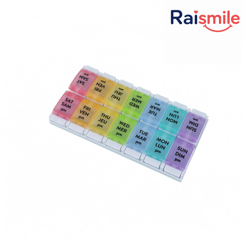 YH0076 7-day AM/PM pill organizer overview