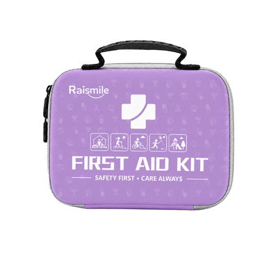 Home & Car First Aid Kit | Compact EVA Case | Family Emergency Care for Travel & Vehicles