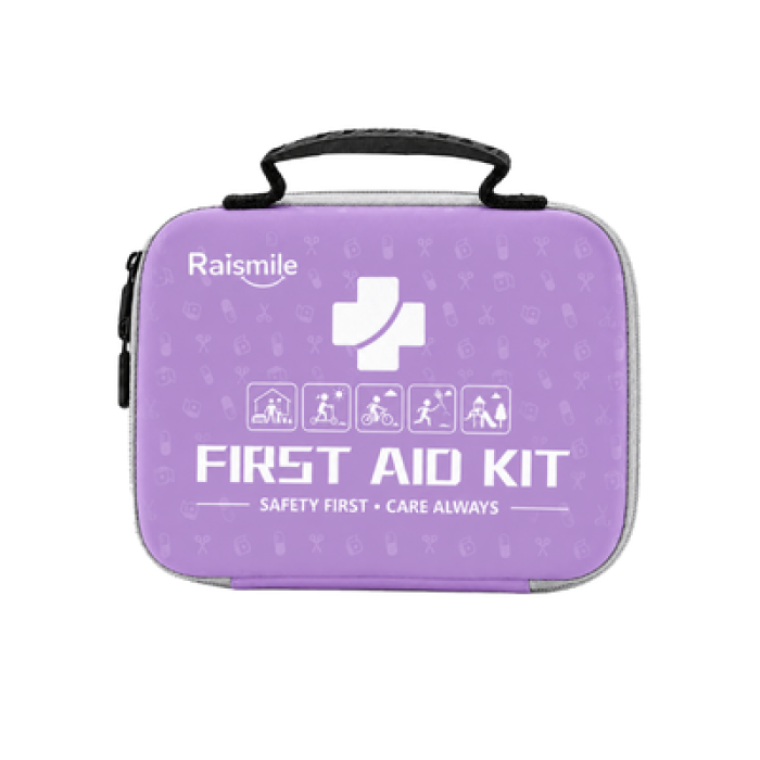 Home & Car First Aid Kit | Compact EVA Case | Family Emergency Care for Travel & Vehicles