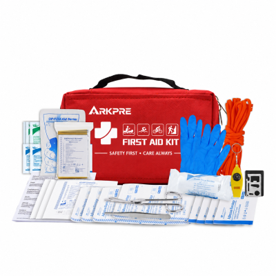 Outdoor Survival First Aid Kit | 20 cm Rescue Bag with Survival Tools