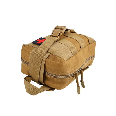 Tactical First Aid Kit | Red MOLLE IFAK Pouch with Tourniquet | OEM