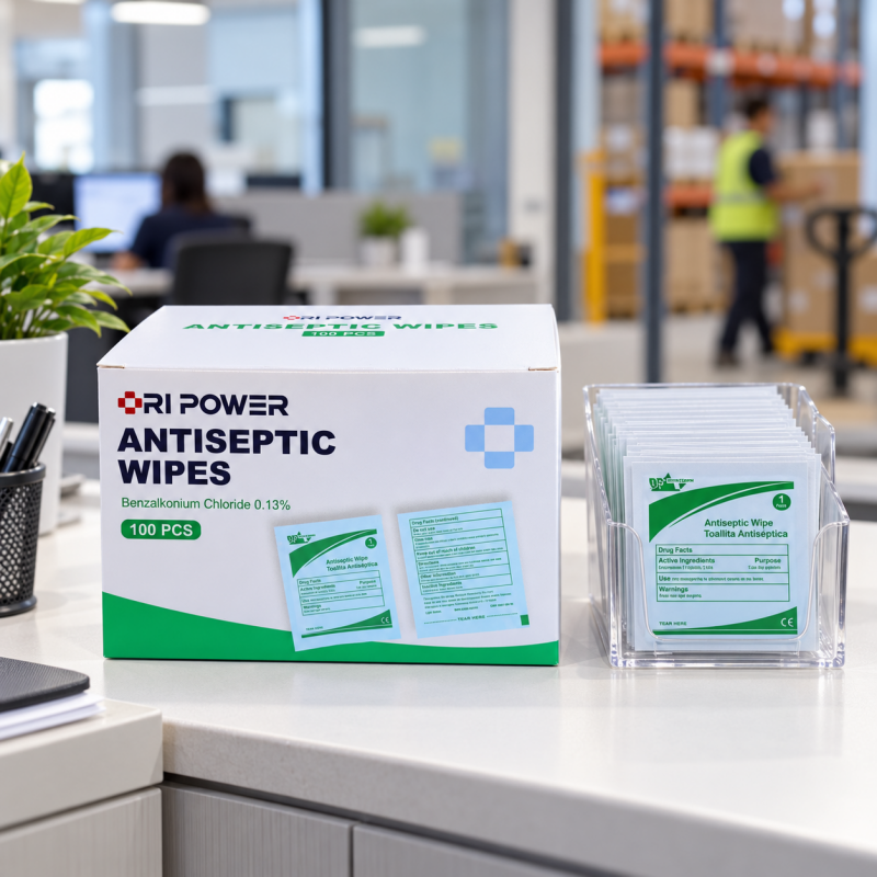 YL004 Antiseptic Wipes application 4