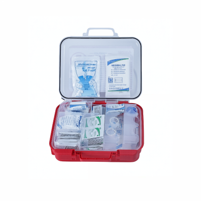 Home First Aid Kit | 296-Piece Plastic Case | Family Emergency OEM Supply