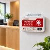 Compact Metal First Aid Kit | Wall Mount & Carry Handle | Workplace OEM