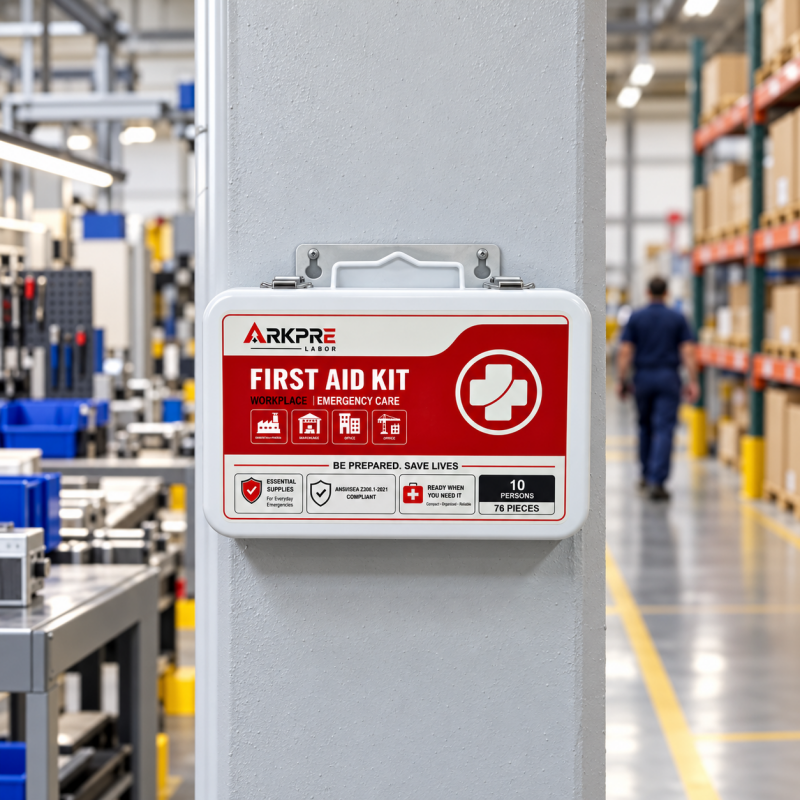FA-332 Compact Metal First Aid Kit | Wall Mount & Carry Handle | Workplace OEM application 2