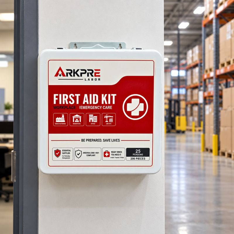 FA-330 Metal Workplace First Aid Kit | Wall-Mountable Case | OEM Supply application 2