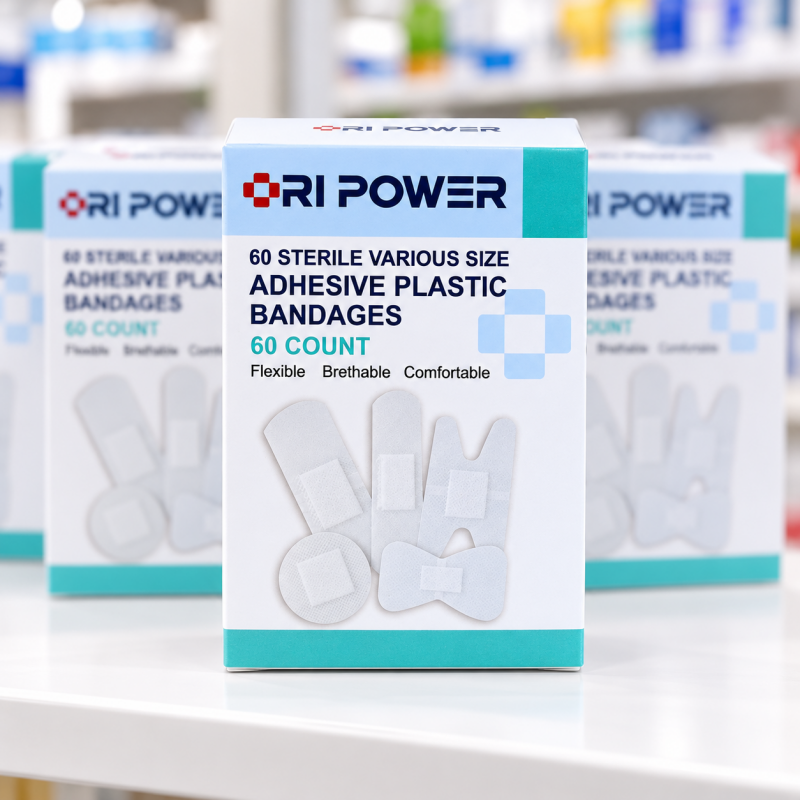 YL-006 Assorted PE Adhesive Bandages | Sterile & Breathable | 60 Count | OEM application 3