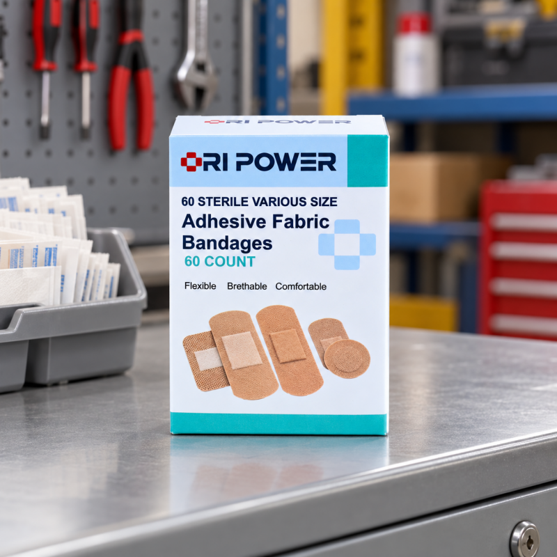 YL-007 Flexible Fabric Bandages | Sterile Assorted Sizes | 60 Count | OEM application 2