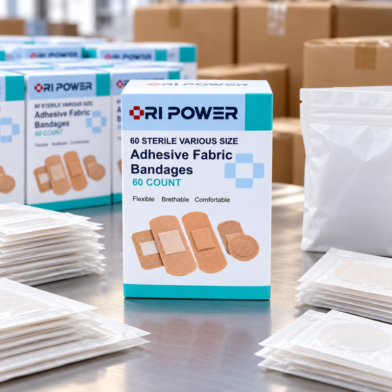 YL-007 Flexible Fabric Bandages | Sterile Assorted Sizes | 60 Count | OEM application 4