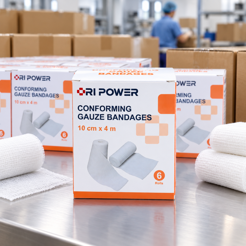 PBT Conforming Gauze Bandage for First Aid Kit Assembly