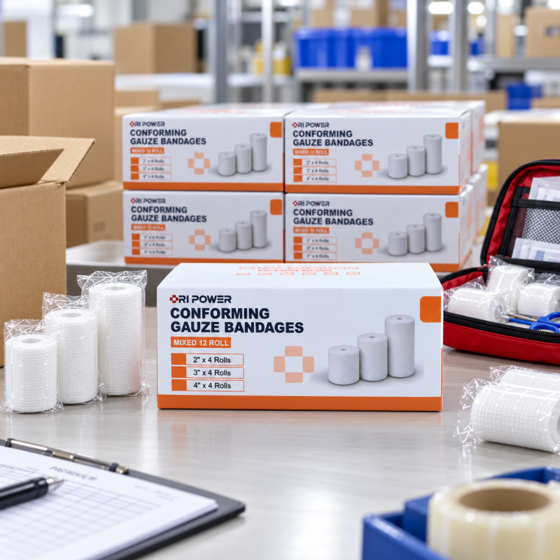 PBT Conforming Gauze Bandage for B2B Distribution & OEM Kit Assembly