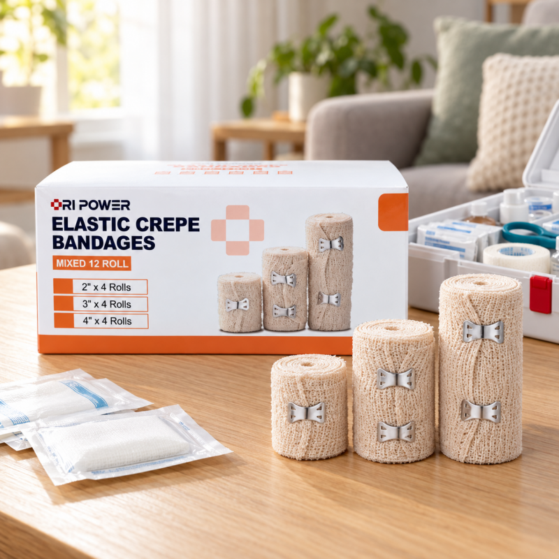 Elastic Crepe Bandage for Home & Family First Aid