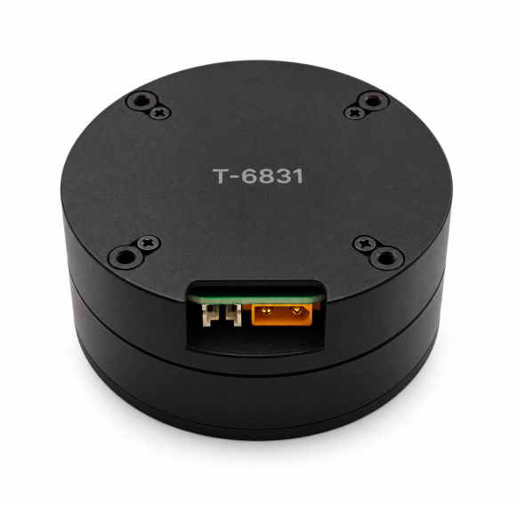 T-6831 Low-Profile Direct Drive Motor | 0.8 N·m Rated Torque | 31 mm Body Thickness | 24V or 36V Versions | For Compact Rotary Platforms