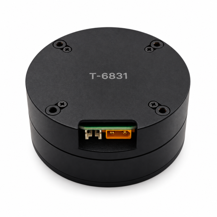 T-6831 Low-Profile Direct Drive Motor | 0.8 N·m Rated Torque | 31 mm Body Thickness | 24V or 36V Versions | For Compact Rotary Platforms