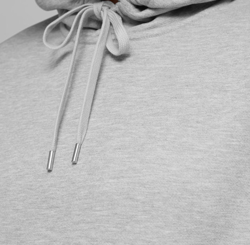 Custom Wholesale 320GSM Gray Heather Oversized Hoodie | OEM Hoodie Manufacturer