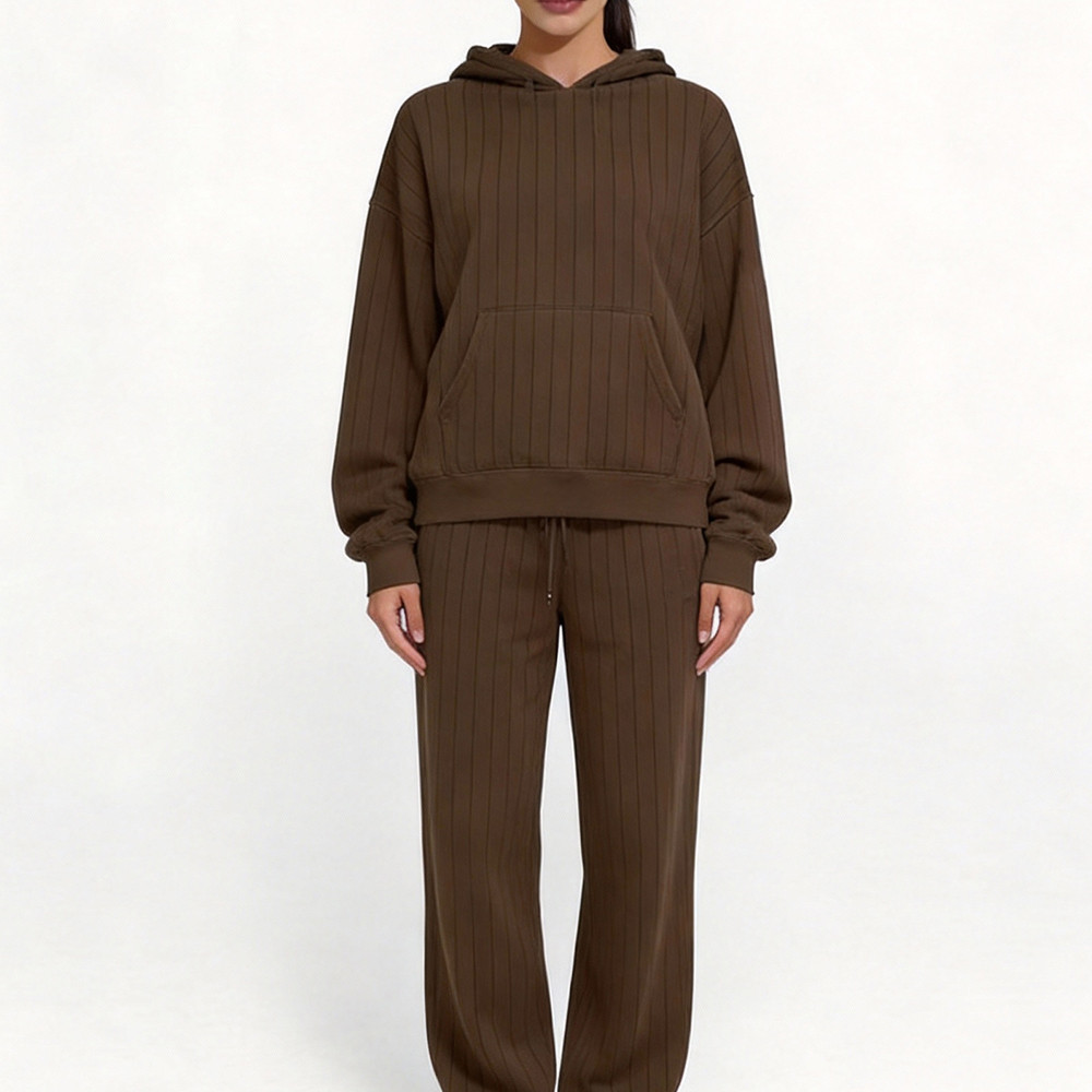 dark brown pinstripe hoodie design