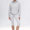 Custom Wholesale 320GSM Gray Heather Oversized Hoodie | OEM Hoodie Manufacturer