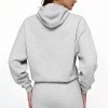 Custom Wholesale 320GSM Gray Heather Oversized Hoodie | OEM Hoodie Manufacturer