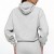 Custom Wholesale 320GSM Gray Heather Oversized Hoodie | OEM Hoodie Manufacturer