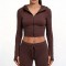 Custom Wholesale Cropped Zip-Up Hoodie Jacket | OEM Jacket Supplier