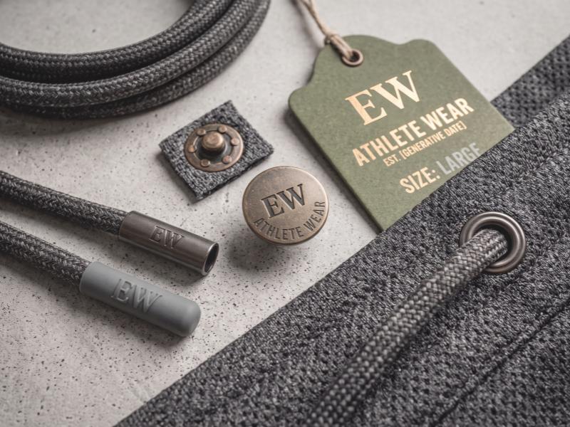 Engraved Eyelets & Snap Buttons