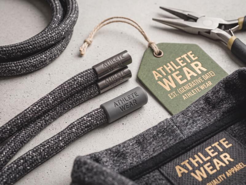 Silicone-Dipped & Metal Aglet Drawstrings