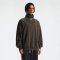 Custom Wholesale Dark Olive 305GSM Mock Neck Sweatshirt Manufacturer | OEM Sweatshirt factory