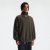 Custom Wholesale Dark Olive 305GSM Mock Neck Sweatshirt Manufacturer | OEM Sweatshirt factory