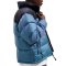 Custom Wholesale Steel Blue Quilted Puffer Jacket Manufacturer | OEM Puffer Jacket factory