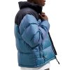 Custom Wholesale Steel Blue Quilted Puffer Jacket Manufacturer | OEM Puffer Jacket factory