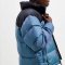 Custom Wholesale Steel Blue Quilted Puffer Jacket Manufacturer | OEM Puffer Jacket factory