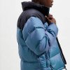 Custom Wholesale Steel Blue Quilted Puffer Jacket Manufacturer | OEM Puffer Jacket factory