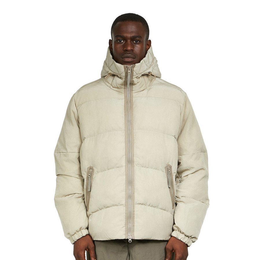 Khaki Puffer Jacket design