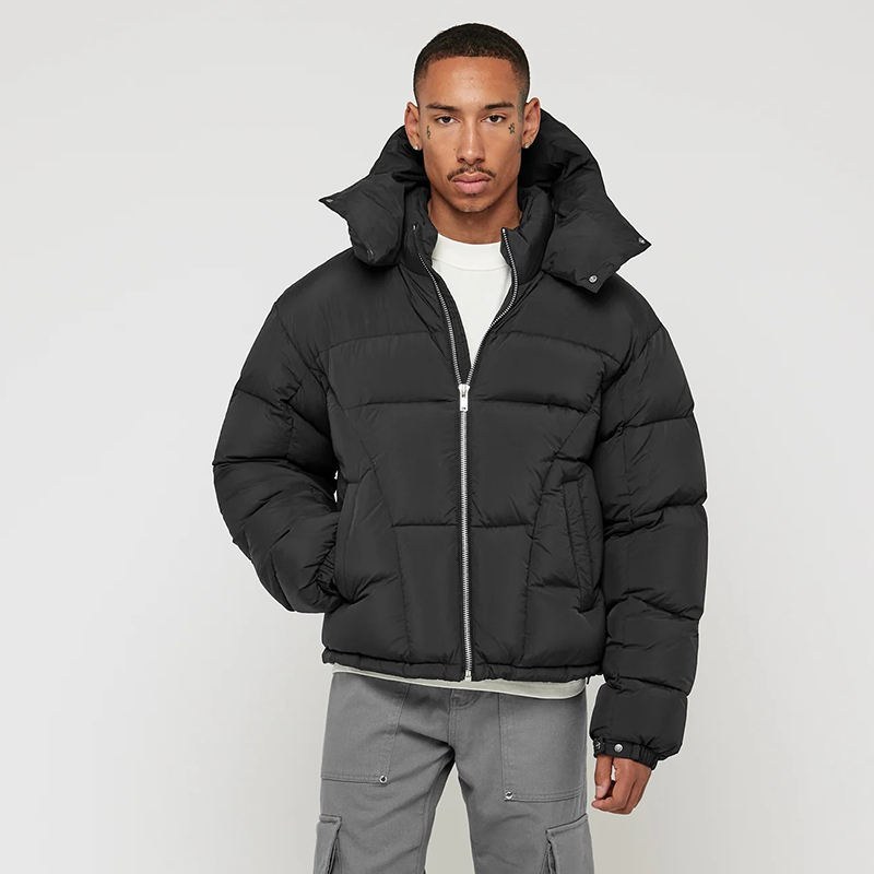 Hooded Puffer Jacket detail two