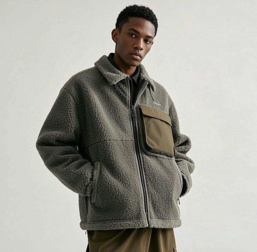 Custom Wholesale Stand Collar Sherpa Jacket Manufacturer | OEM Stand Collar Sherpa Jacket factory