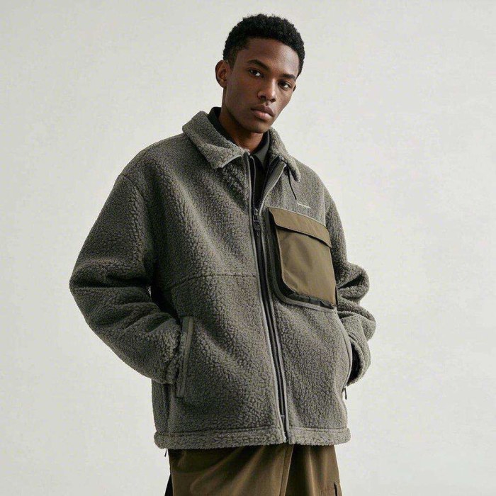 Custom Wholesale Stand Collar Sherpa Jacket Manufacturer | OEM Stand Collar Sherpa Jacket factory