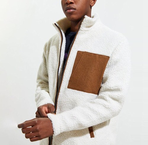 Custom Wholesale Patch Pocket Sherpa Jacket Manufacturer | OEM Patch Pocket Sherpa Jacket factory