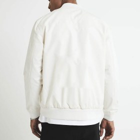 Custom Wholesale Cream Bomber Jacket Manufacturer | OEM Cream Bomber Jacket factory