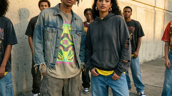 Retro streetwear fashion