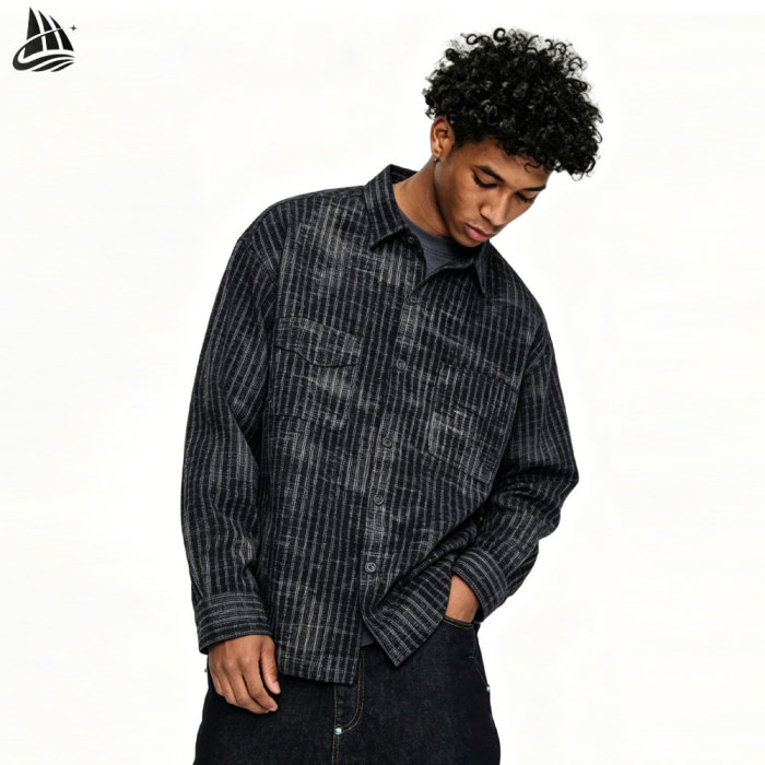 Custom Tie Dyed Corduroy Overshirt