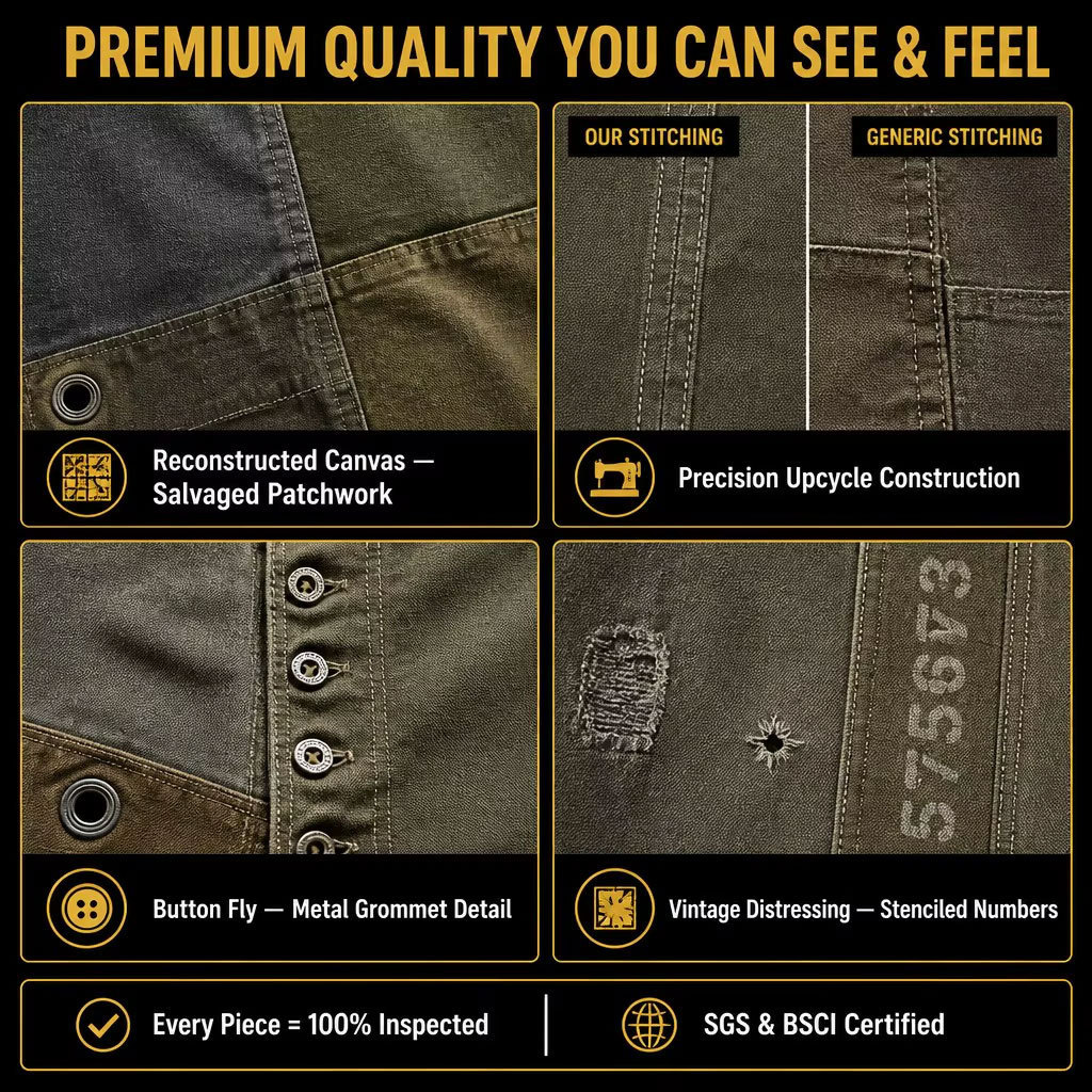 Custom Mud Wash Deconstructed Wide Leg Jeans front