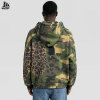 Custom Cheetah Camo Patchwork Zip Up Hoodie