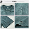 Custom Men's Ripped Vintage Acid Wash T-Shirt