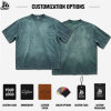 Custom Men's Ripped Vintage Acid Wash T-Shirt