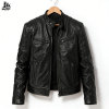 Custom Winter Black Racing Motorcycle Leather Jacket