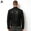 Custom Winter Black Racing Motorcycle Leather Jacket