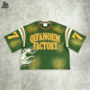 Custom Logo Vintage Embroidery Washed Oversized T-Shirt