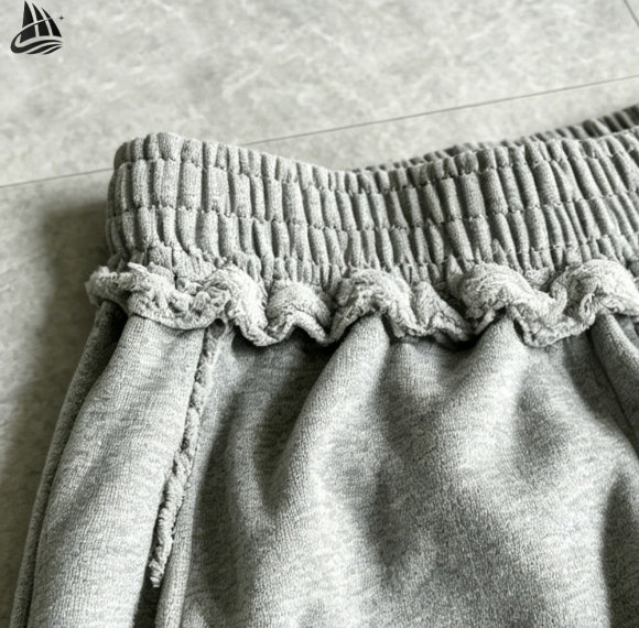 Custom High Waist Baggy Flare Distressed Sweatpants