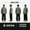 Custom Men's Long Sleeve Crewneck Sportswear Top
