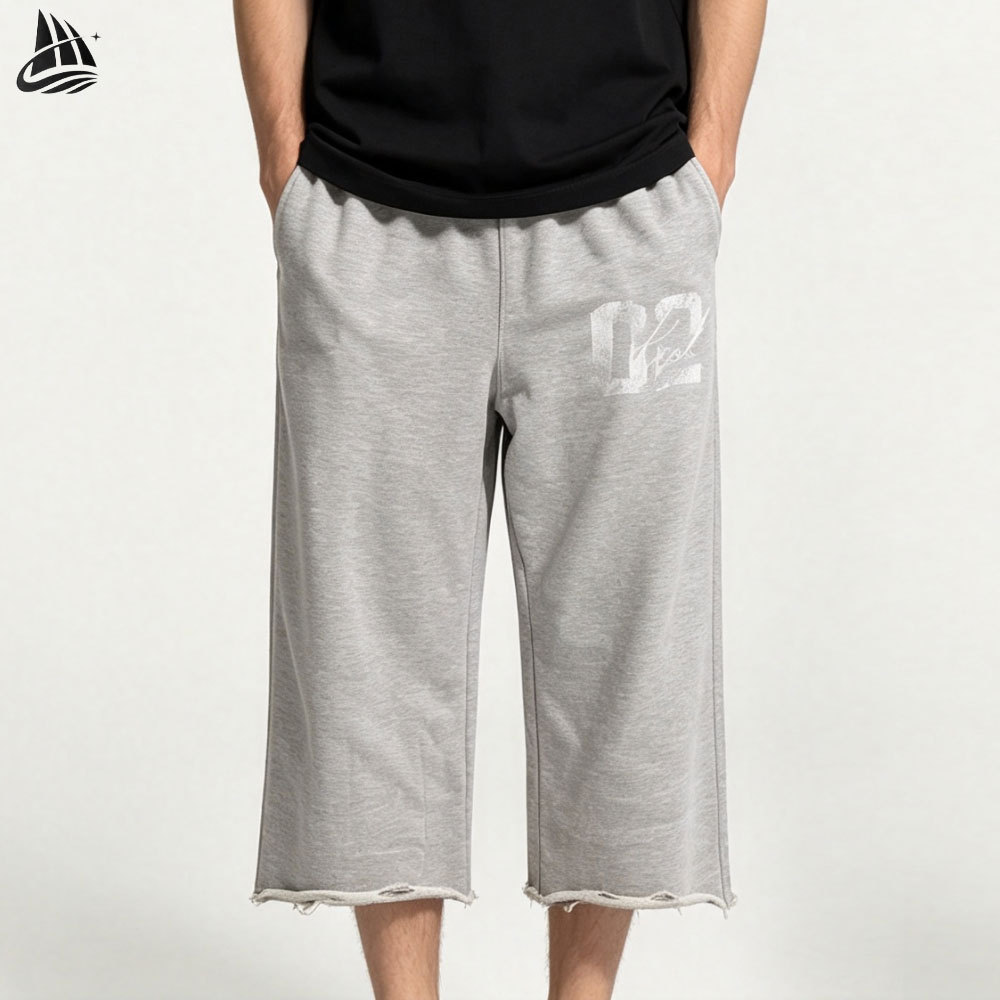 Custom French Terry 100% Cotton Track Jogger Pants